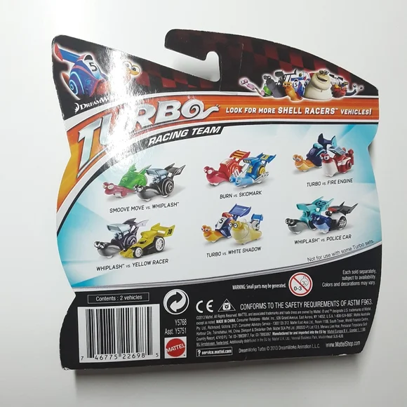 Turbo Dreamworks Vehicle White Shadow Vs Smooth Move